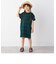 SHIPS any: ワイド ボーダー ワンピース<KIDS>