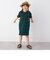 SHIPS any: ワイド ボーダー ワンピース<KIDS>