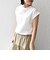 * オーガニックコットン フレンチスリーブ スリット TEE 24SS ◇