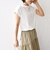 * オーガニックコットン フレンチスリーブ スリット TEE 24SS ◇