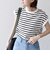 * オーガニックコットン フレンチスリーブ スリット TEE 24SS ◇