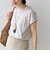 * オーガニックコットン フレンチスリーブ スリット TEE 24SS ◇
