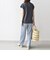 * オーガニックコットン フレンチスリーブ スリット TEE 24SS ◇