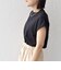 * オーガニックコットン フレンチスリーブ スリット TEE 24SS ◇
