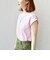 * オーガニックコットン フレンチスリーブ スリット TEE 24SS ◇