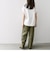 SHIPS any:〈洗濯機可能〉リネン サイド ブレード イージー パンツ