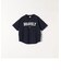 【SHIPS any別注】THE KNiTS:〈洗濯機可能〉ラウンドヘム ロゴ ショート TEE