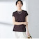 SHIPS Primary Navy Label: ニュー スヴィン コットン フレンチ スリーブ