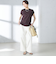 SHIPS Primary Navy Label: ニュー スヴィン コットン フレンチ スリーブ