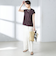 SHIPS Primary Navy Label: ニュー スヴィン コットン フレンチ スリーブ