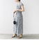 【WEB限定】〈洗濯機可能〉ドット 花柄 サイド プリーツ フレンチスリーブ ワンピース