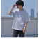 SHIPS any: ボートネック タフ Tシャツ〈ボーダー／単色〉◇