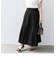 SHIPS any:〈洗濯機可能〉カット シーム フレア ロング スカート