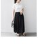 SHIPS any:〈洗濯機可能〉カット シーム フレア ロング スカート