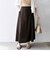 SHIPS any:〈洗濯機可能〉カット シーム フレア ロング スカート