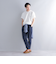 【WEB限定】SHIPS: ワンポイント ロゴ バーズアイ Tシャツ 24SS