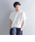 【WEB限定】SHIPS: ワンポイント ロゴ バーズアイ Tシャツ 24SS
