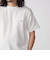 【WEB限定】SHIPS: ワンポイント ロゴ バーズアイ Tシャツ 24SS