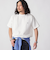 【WEB限定】SHIPS: ワンポイント ロゴ バーズアイ Tシャツ 24SS