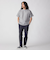 【WEB限定】SHIPS: ワンポイント ロゴ バーズアイ Tシャツ 24SS