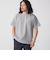 【WEB限定】SHIPS: ワンポイント ロゴ バーズアイ Tシャツ 24SS