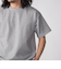 【WEB限定】SHIPS: ワンポイント ロゴ バーズアイ Tシャツ 24SS