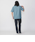 【WEB限定】SHIPS: ワンポイント ロゴ バーズアイ Tシャツ 24SS