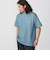 【WEB限定】SHIPS: ワンポイント ロゴ バーズアイ Tシャツ 24SS
