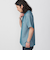 【WEB限定】SHIPS: ワンポイント ロゴ バーズアイ Tシャツ 24SS