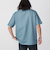 【WEB限定】SHIPS: ワンポイント ロゴ バーズアイ Tシャツ 24SS