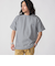 【WEB限定】SHIPS: ワンポイント ロゴ バーズアイ Tシャツ 24SS