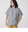 【WEB限定】SHIPS: ワンポイント ロゴ バーズアイ Tシャツ 24SS