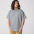【WEB限定】SHIPS: ワンポイント ロゴ バーズアイ Tシャツ 24SS