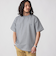 【WEB限定】SHIPS: ワンポイント ロゴ バーズアイ Tシャツ 24SS