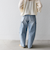 bon_meur:〈洗濯機可能〉コクーン シルエット デニム パンツ