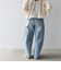 bon_meur:〈洗濯機可能〉コクーン シルエット デニム パンツ