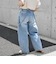 bon_meur:〈洗濯機可能〉コクーン シルエット デニム パンツ