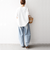 【WEB限定】SHIPS any:〈洗濯機可能〉ワッフル ワイド TEE