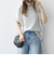 【WEB限定】SHIPS any:〈洗濯機可能〉ワッフル ワイド TEE