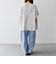 【WEB限定】SHIPS any:〈洗濯機可能〉ワッフル ワイド TEE