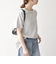 【WEB限定】SHIPS any:〈洗濯機可能〉ワッフル ワイド TEE