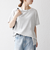 【WEB限定】SHIPS any:〈洗濯機可能〉ワッフル ワイド TEE