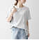 【WEB限定】SHIPS any:〈洗濯機可能〉ワッフル ワイド TEE