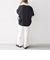 【WEB限定】SHIPS any:〈洗濯機可能〉ワッフル ワイド TEE