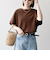 【WEB限定】SHIPS any:〈洗濯機可能〉ワッフル ワイド TEE