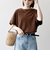 【WEB限定】SHIPS any:〈洗濯機可能〉ワッフル ワイド TEE