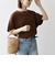 【WEB限定】SHIPS any:〈洗濯機可能〉ワッフル ワイド TEE