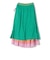 ピンタック パネル プリント スカート◇
