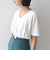【WEB限定】〈ネックが選べる2サイズ展開〉オーガニックコットン バリエーションネック TEE