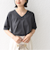 【WEB限定】〈ネックが選べる2サイズ展開〉オーガニックコットン バリエーションネック TEE